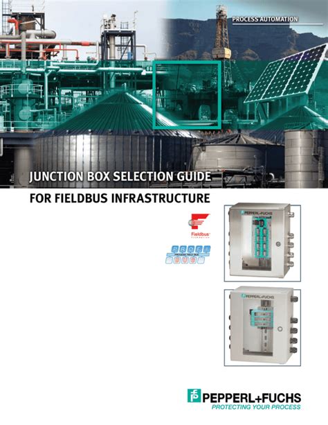 Junction Box Selection Guide for Fieldbus Infrastructure